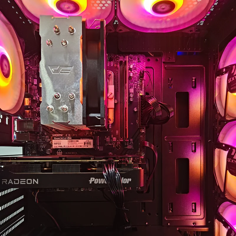 Sigma Airone 100X Black Desktop Gaming PC | AMD Ryzen 5 8400F| 16GB RAM | 1TB SSD| RX 9060 XT | Windows 11 Pro