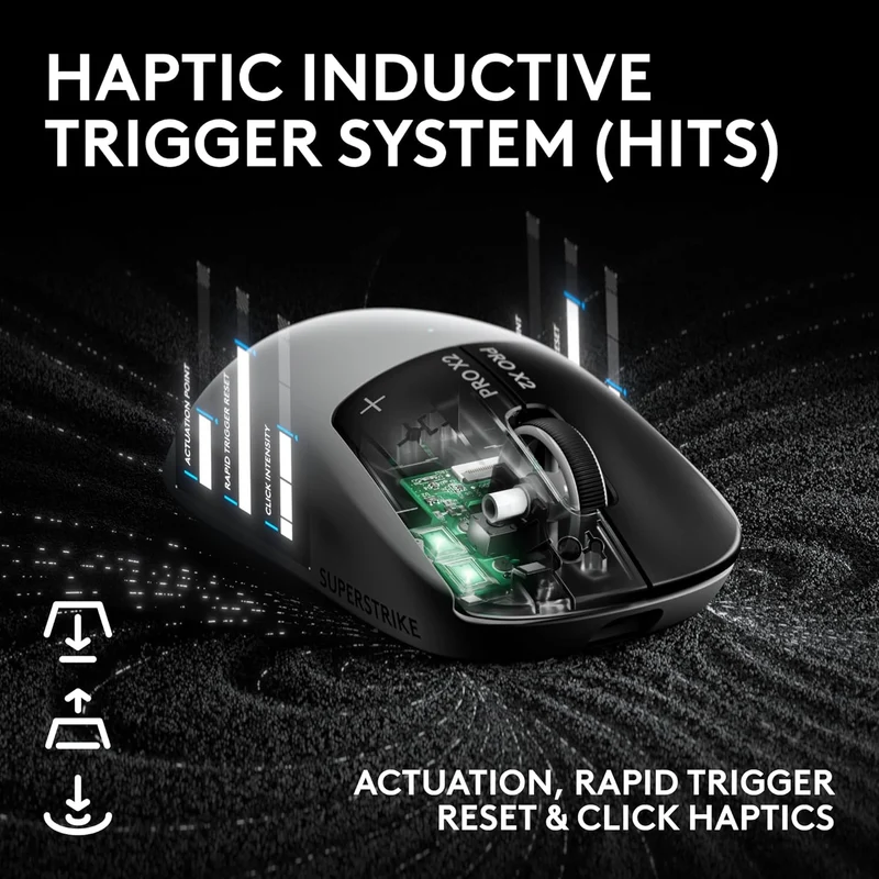 Logitech Pro X2 Superstrike Lightspeed Gaming Mouse
