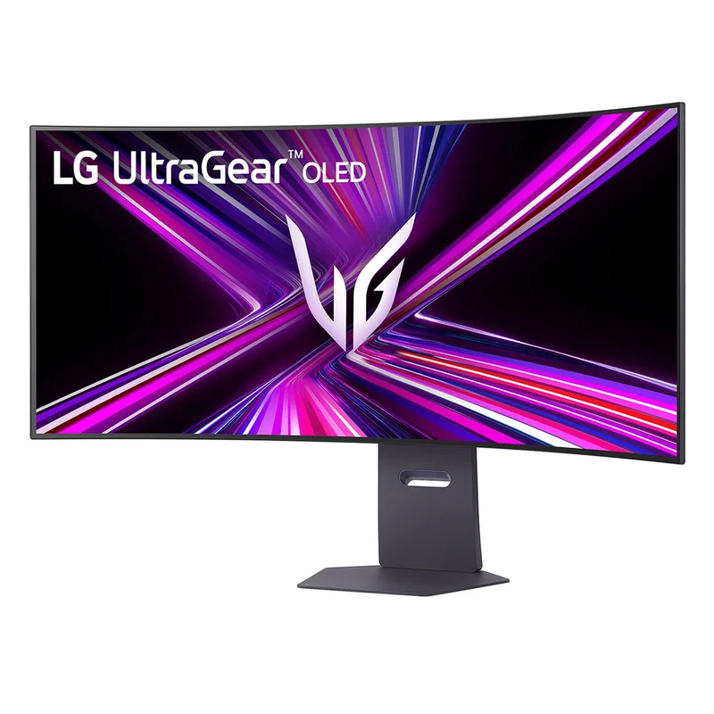 LG UltraGear OLED 45GX950A-B 45" 5K2K (5120x2160) Dual Mode (WUHD 165Hz or WFHD 330Hz) 0.03ms GTG G-sync Compatible DisplayPort 2.1 Gaming Monitor with Height, Tilt, and Swivel Adjustment