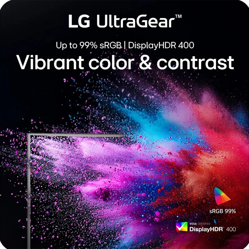LG UltraGear 27G610A-B 27" QHD (2560x1440) 200Hz 1ms IPS Gaming Monitor With Tilt, Height, Swivel & Pivot Adjustment