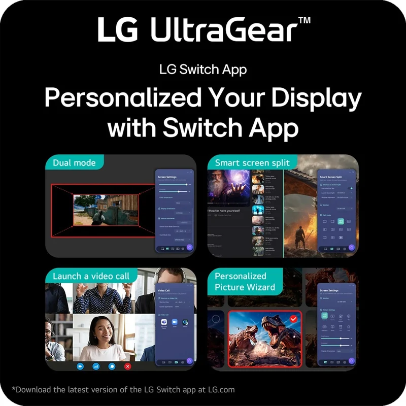LG UltraGear 27G610A-B 27" QHD (2560x1440) 200Hz 1ms IPS Gaming Monitor With Tilt, Height, Swivel & Pivot Adjustment