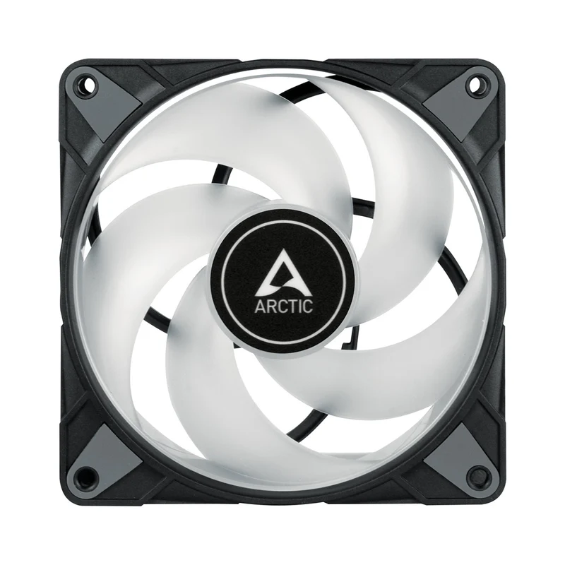 Arctic P12 PWM PST RGB 0dB 120mm PWM 3-Pack Fan without Controller (Black) (ACFAN00230A)