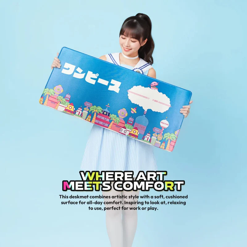 Fantech x One Piece ATO MP905 Deskmat (Luffy, Zoro, Luffy Gear 5, Nami, Brook, Robin, Egghead, Chopper, Usopp)