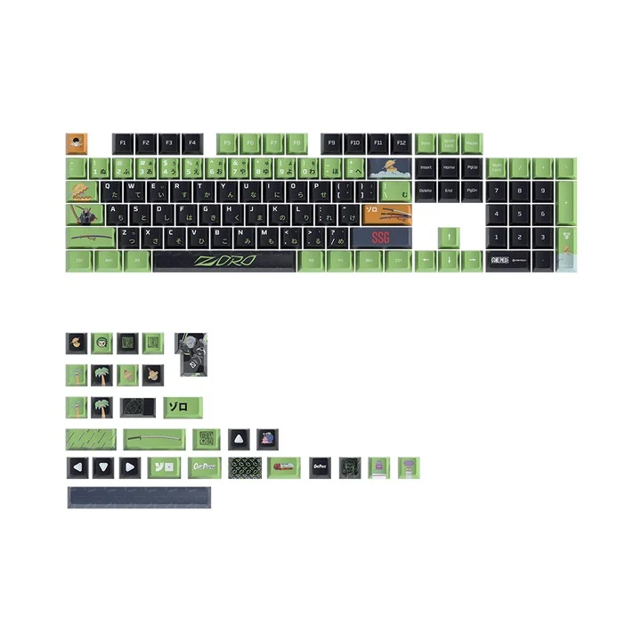 Fantech x One Piece ACK03 134 Keys Cherry Profile Keycaps (Luffy, Zoro, Luffy Gear 5, Nami)