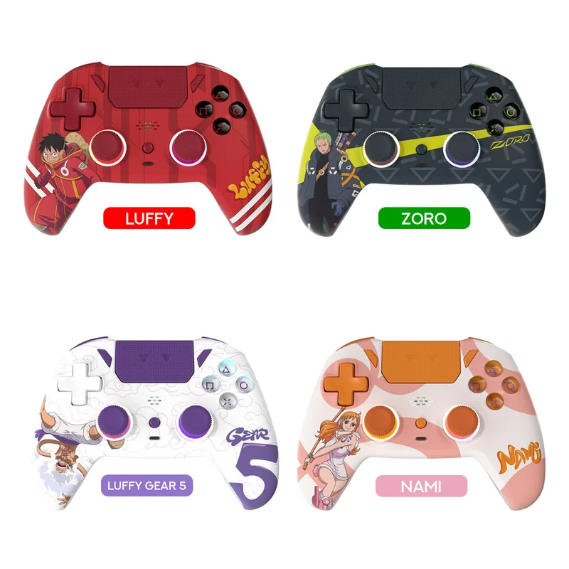 Fantech X One Piece WGP14v2 Nova Pro Wired & Bluetooth Gamepad (Luffy, Zoro, Luffy Gear 5, Nami)