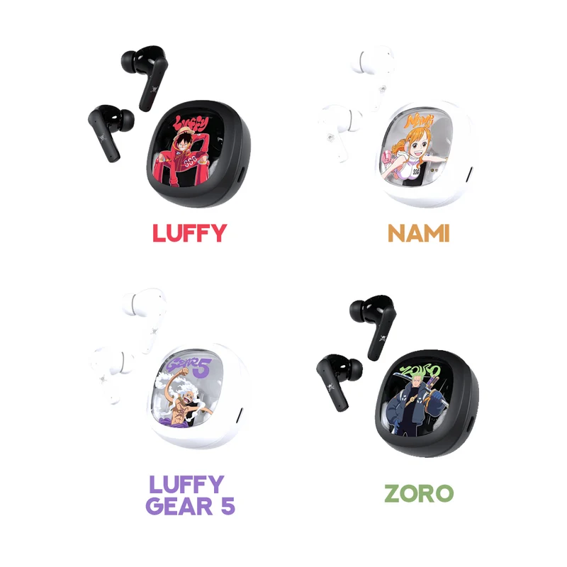 Fantech x One Piece Groove ANC FT20 True Wireless BT 5.3 Earphones (Luffy, Zoro, Luffy Gear 5, Nami)