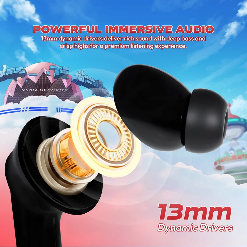 Fantech x One Piece Groove ANC FT20 True Wireless BT 5.3 Earphones (Luffy, Zoro, Luffy Gear 5, Nami)