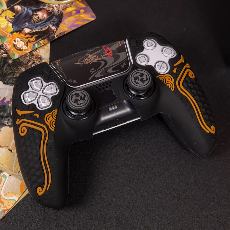 IINE Silicone Protective Case Set for PS5 Controller (Auspicious Cloud, Great Sage)