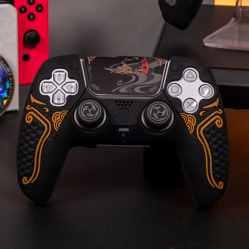 IINE Silicone Protective Case Set for PS5 Controller (Auspicious Cloud, Great Sage)