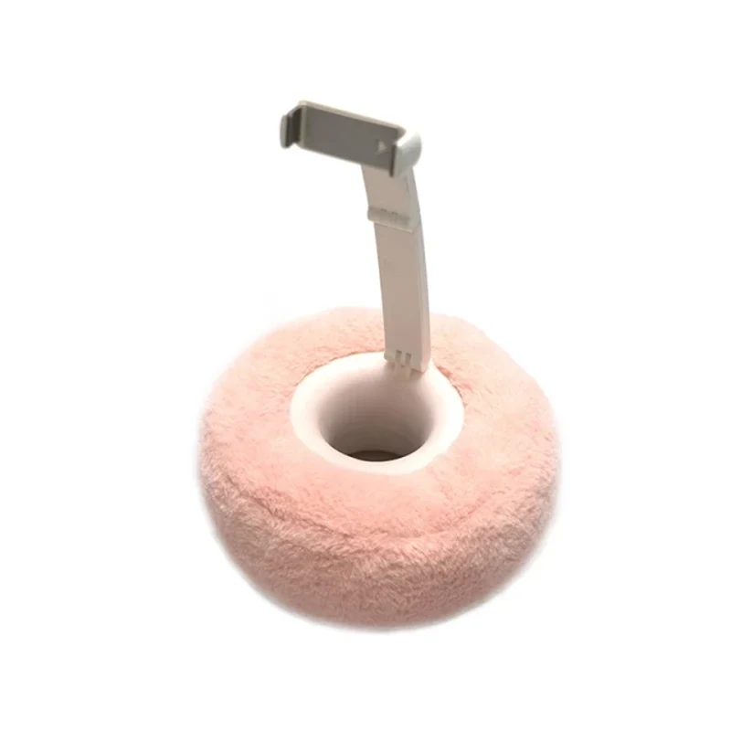 Ledetech LD-BZ02 Plush Pillow Double-Section Clip for Phone Holder (Pink)