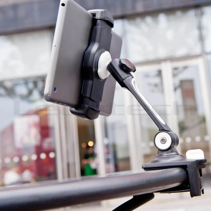 Ledetech LD-204B-T9 Vise-Type Tablet and Smartphone Stand (Black, White)