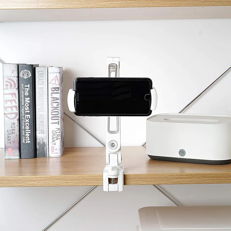 Ledetech LD-204B-T9 Vise-Type Tablet and Smartphone Stand (Black, White)