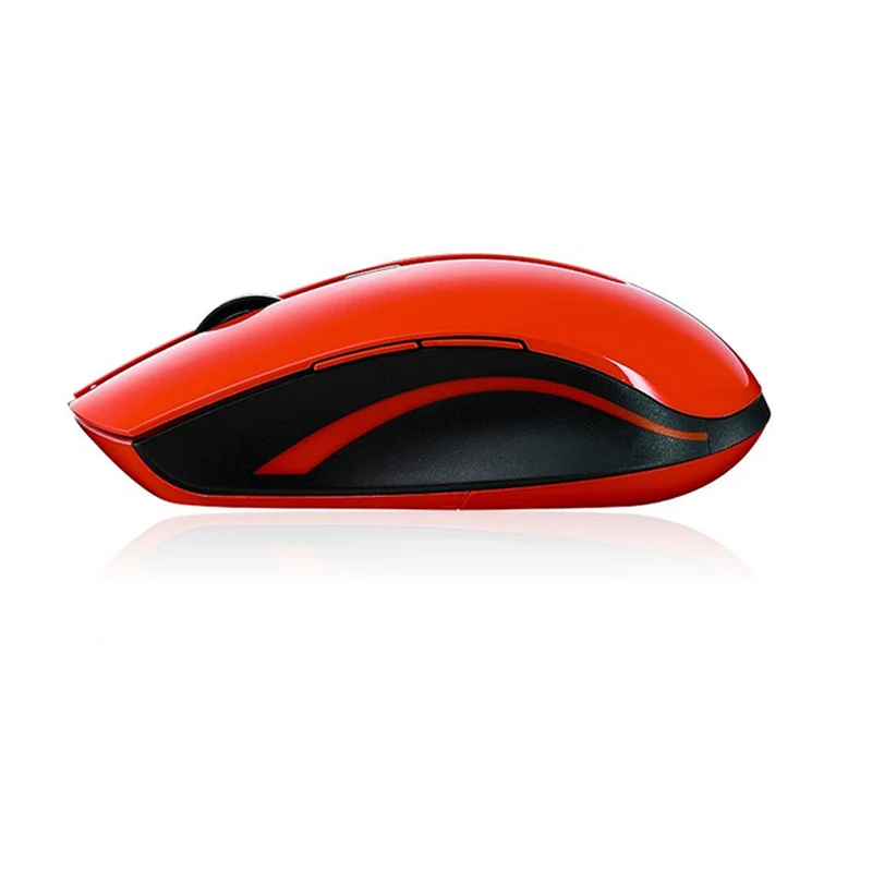 Rapoo 7200P Wireless Optical Mouse (Red, White)