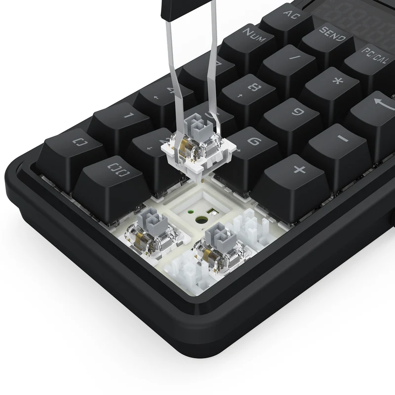 Redragon Cove Wireless K733 RGB Hot-Swappable Gasket Mounted Digital Mechanical Numpad (RPC Linear Switch)