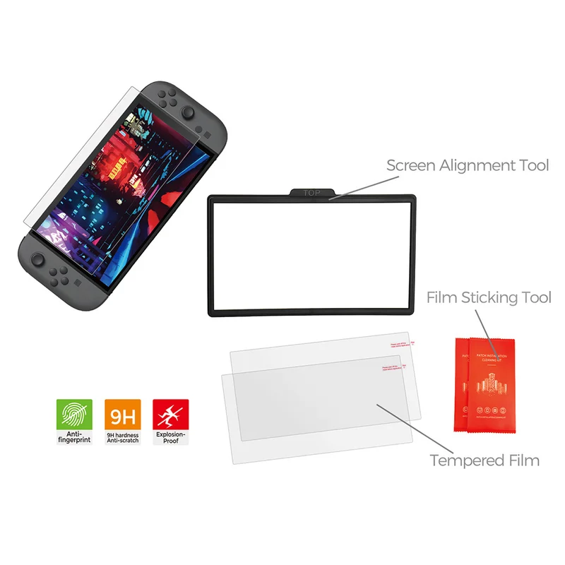 Dobe Tempered Film HD 9H Hardness Anti-Scratch for Nintendo Switch 2 TNS-51117