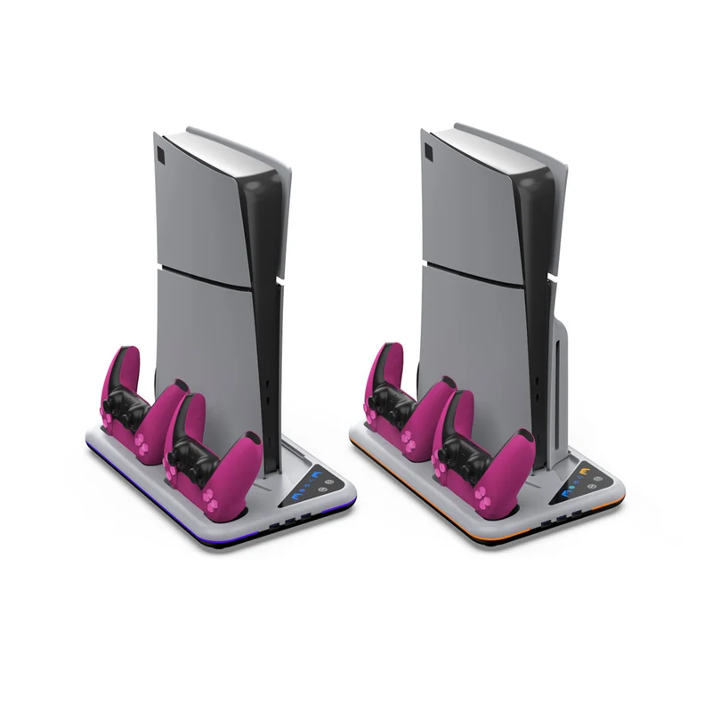 Dobe Multi-Functional Cooling & Charging Dock for PS5/ PS5 Slim Black/White TP5-3557