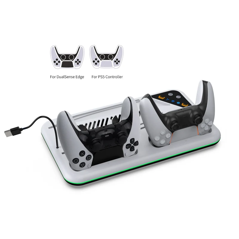 Dobe Multi-Functional Cooling & Charging Dock for PS5/ PS5 Slim Black/White TP5-3557