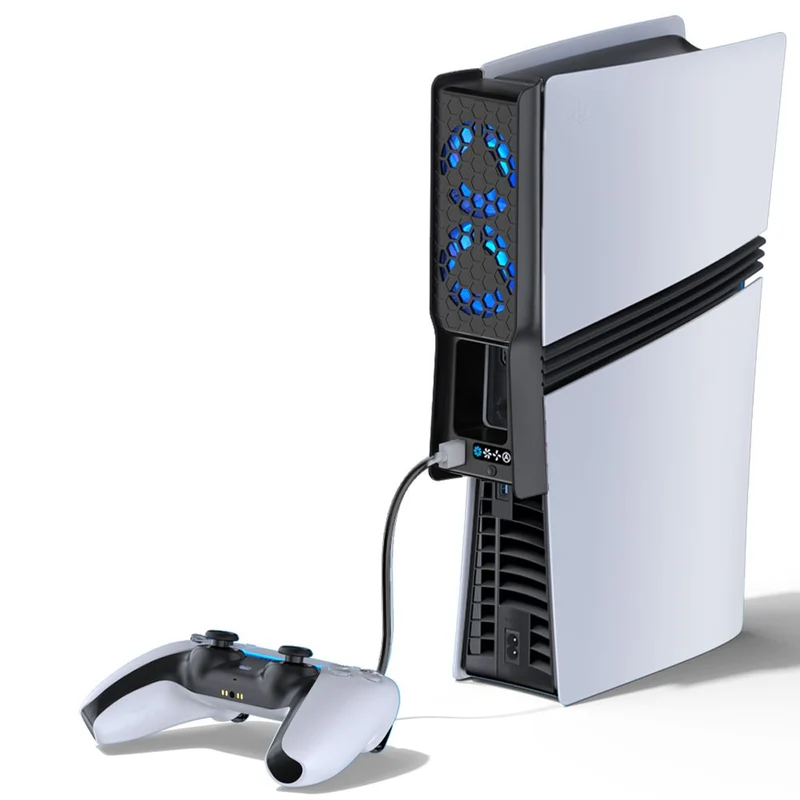 PS5 Auto Mode Cooling Fan with 3 Speed Levels for PS5 Slim / PS5 Pro (Black) (VG-P5389B)