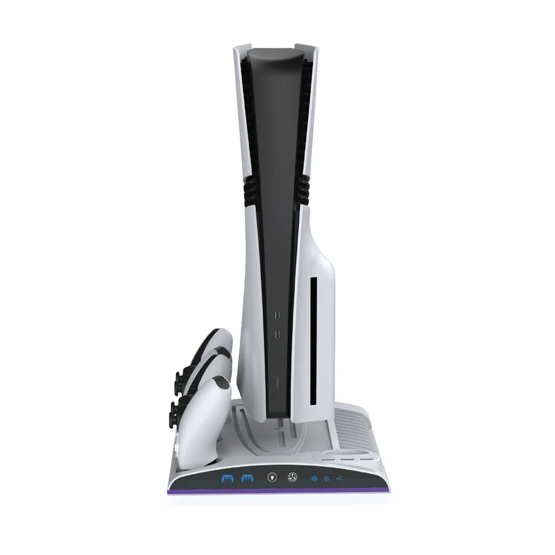 Dobe Multifunctional Cooling & Charging Stand For PS5 / PS5 Slim / PS5 Pro (White) TP5-3570D