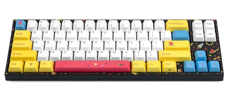 Ducky Miya Pro Flare Star Mechanical Keyboard (Cherry MX Brown) (MYD68NA020A2A0A01A020)