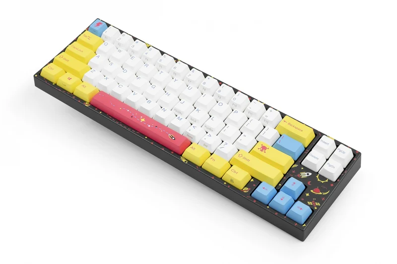 Ducky Miya Pro Flare Star Mechanical Keyboard (Cherry MX Brown) (MYD68NA020A2A0A01A020)