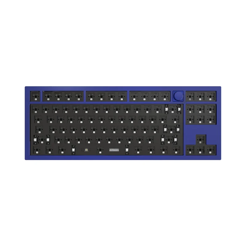 Keychron Q3 QMK Custom Mechanical Barebone Knob Wired Keyboard (Navy Blue) (Q3B3)