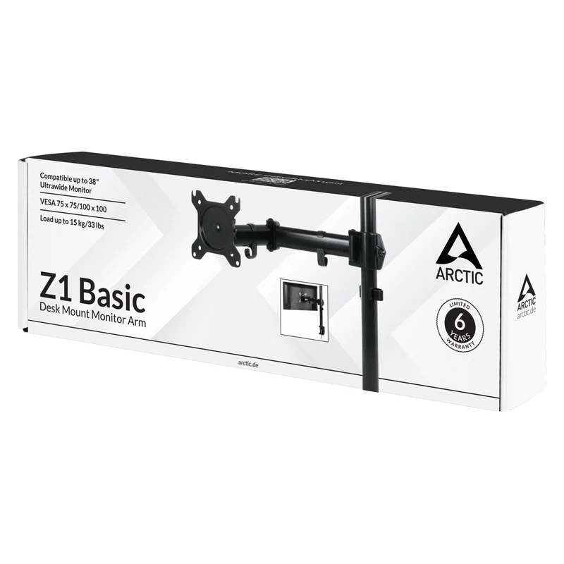 Arctic Z1 Basic Desk Mount Monitor Arm (AEMNT00039A)