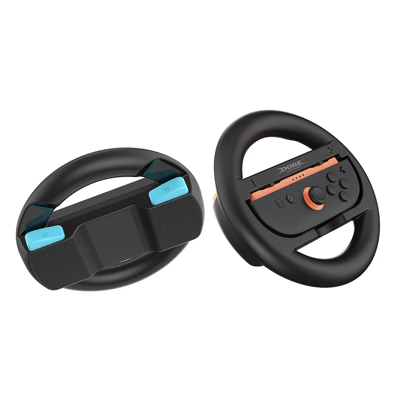Dobe Controller Steering Wheel Circle Grip for Nintendo Switch 2 Joy-Pad (Black) TNS-3196