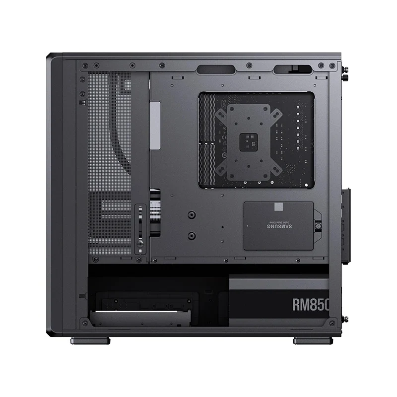 Jonsbo D200 M-ATX Computer Case (Black, White)