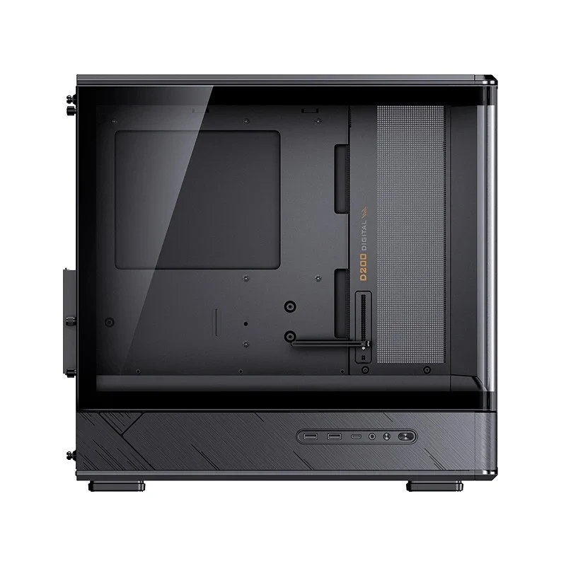 Jonsbo D200 M-ATX Computer Case (Black, White)