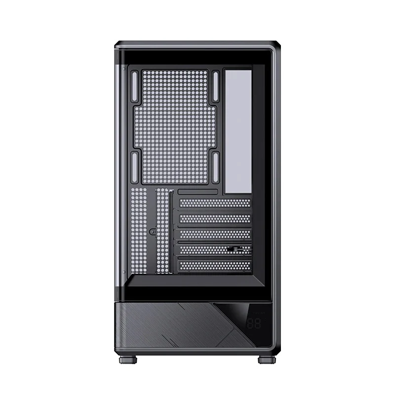 Jonsbo D200 M-ATX Computer Case (Black, White)