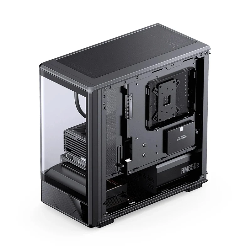 Jonsbo D200 M-ATX Computer Case (Black, White)