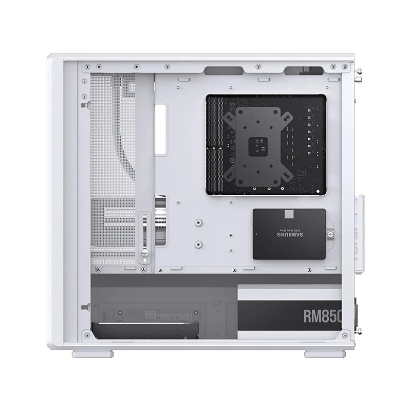 Jonsbo D200 M-ATX Computer Case (Black, White)
