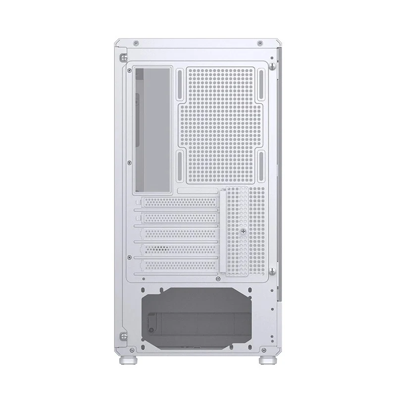 Jonsbo D200 M-ATX Computer Case (Black, White)