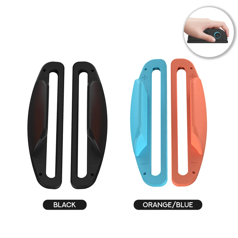 Dobe Gaming Mouse Grips for Nintendo Switch 2 (Black, Orange/Blue) TNS-3188
