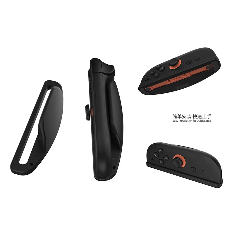 Dobe Gaming Mouse Grips for Nintendo Switch 2 (Black, Orange/Blue) TNS-3188