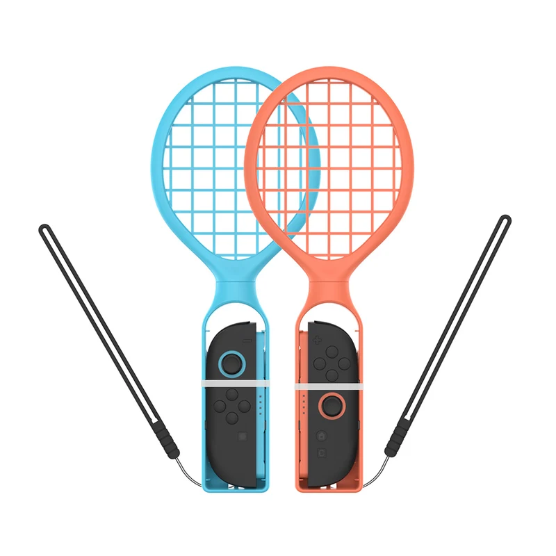 Dobe Tennis Racket for Nintendo Switch 2 / Nintendo Switch / Nintendo Switch OLED Joy-Pad (Blue/Orange) TNS-3181