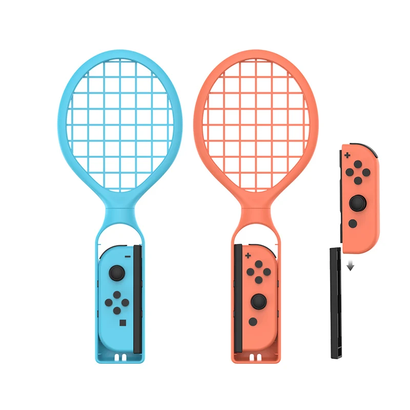 Dobe Tennis Racket for Nintendo Switch 2 / Nintendo Switch / Nintendo Switch OLED Joy-Pad (Blue/Orange) TNS-3181