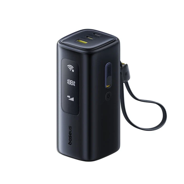 Baseus EnerGeek GX11 MiFi Power Bank 20000mAh 67W (Cosmic Black) (E0025701)