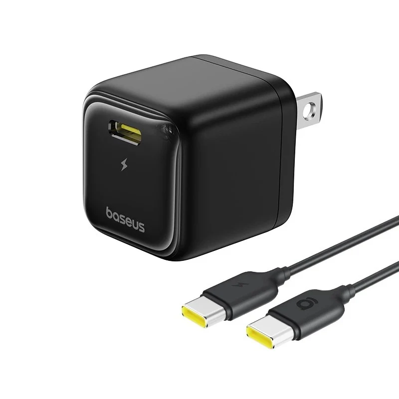 Baseus EnerFill FN21 Fast Charger 1C 30W includes USB-C to USB-C Cable 60W 1m (Cosmic Black) (E0122100)