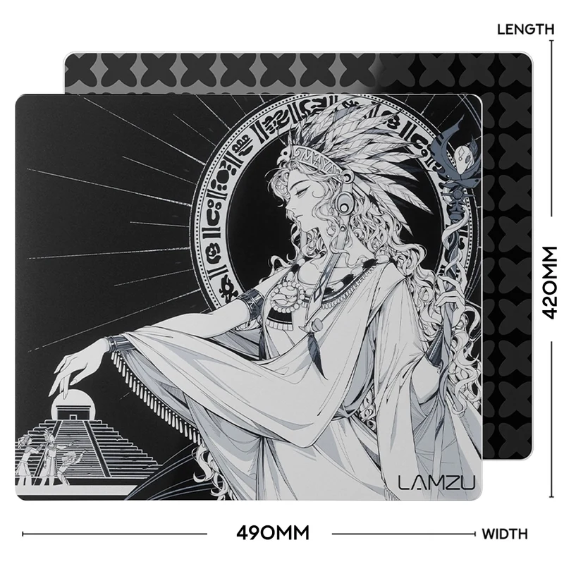 Lamzu Maya Silicate Glass Mouse Pad