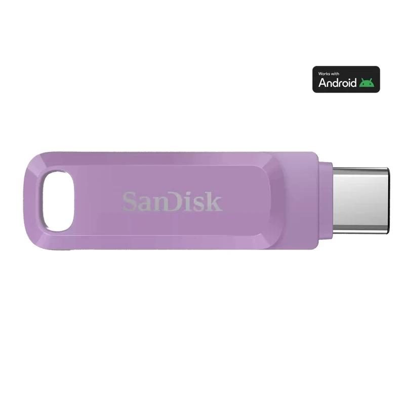 SanDisk Ultra Dual Drive Go USB 3.2 Gen 1 Type-C 64GB Flash Drive (Lavender)