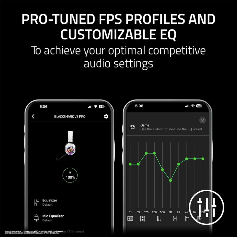 Razer BlackShark V3 Pro Wireless ANC Esports Gaming Headset (2XKO Ed.)