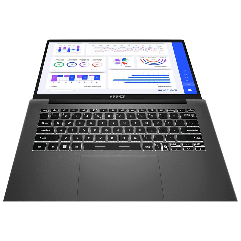 MSI Modern 14 F13MG-648PH Laptop (Platinum Grey) | 14" FHD (1920x1080) IPS | Core i3-1315U | 8GB RAM | 512GB SSD | Intel UHD Graphics | Windows 11 Home | MSI Sleeve Bag GP