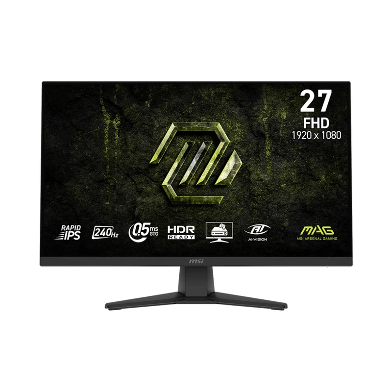 MSI MAG 272F X24 27" FHD (1920x1080) 240Hz 0.5ms GTG Rapid IPS Gaming Monitor with Tilt Adjustment