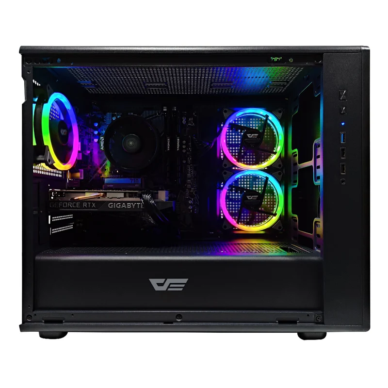 Alpha DB460M Black Desktop Gaming PC | AMD Ryzen 5 5600 | 16GB RAM | 500GB SSD | RTX 3050 | Windows 11 Pro