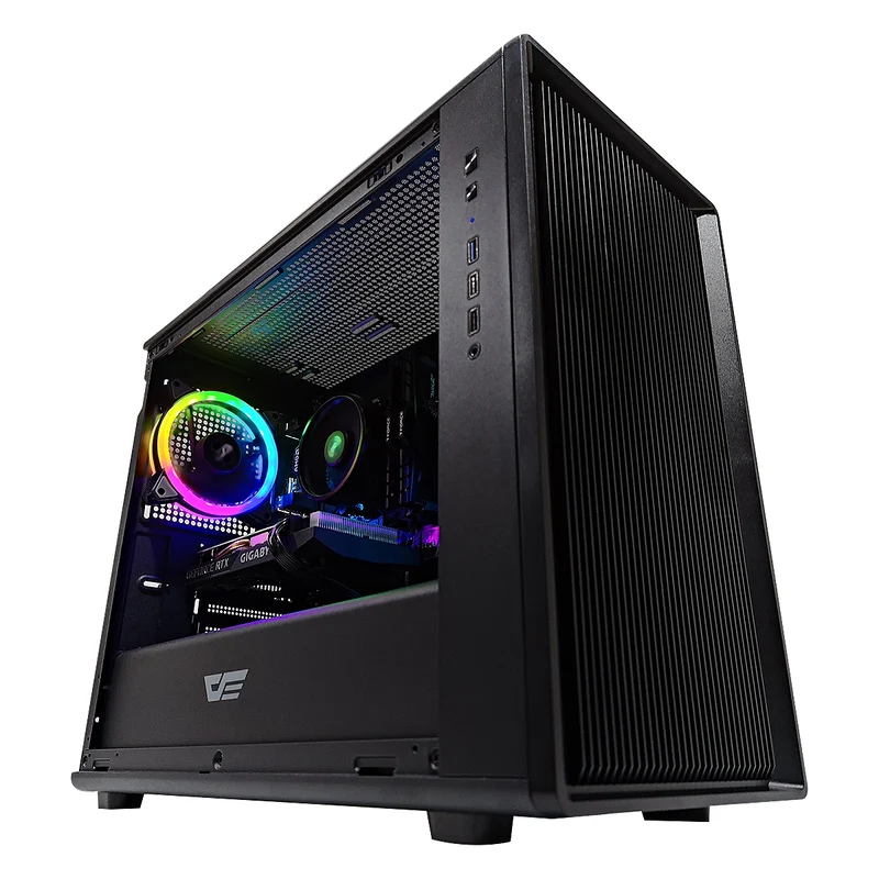 Alpha DB460M Black Desktop Gaming PC | AMD Ryzen 5 5600 | 16GB RAM | 500GB SSD | RTX 3050 | Windows 11 Pro