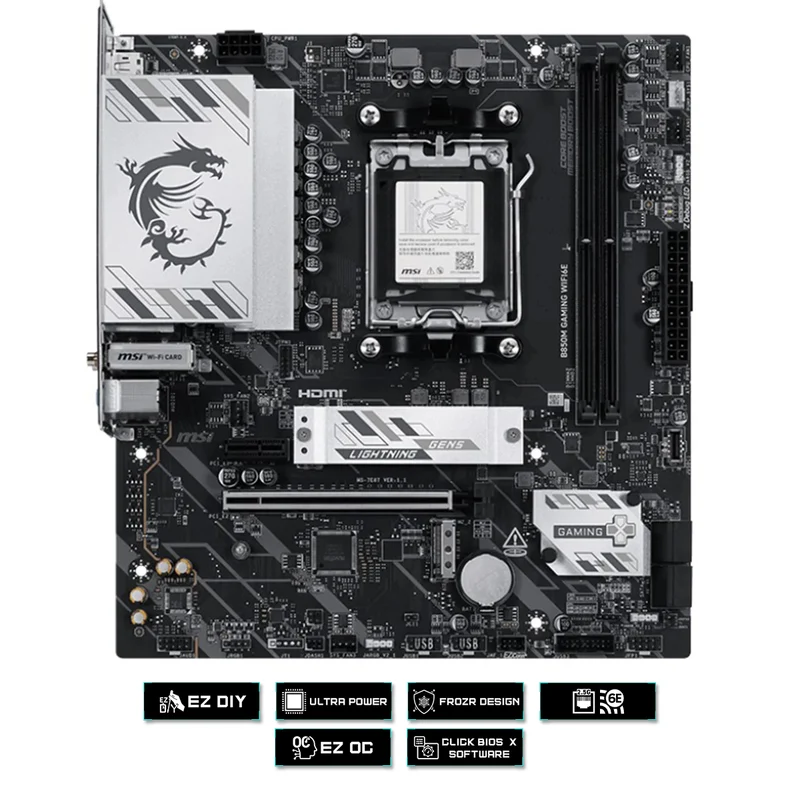 MSI B850M Gaming WiFi6E DDR5 AMD Motherboard