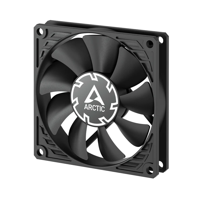 Arctic P8 Slim PWM PST 80mm Low-Profile PWM Fan with Cable Splitter (Black) (ACFAN00295A)