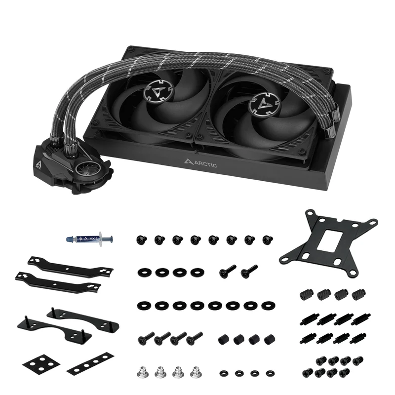 Arctic Liquid Freezer II 280 Multi Compatible AIO CPU Water Cooler (Black) (ACFRE00066B)